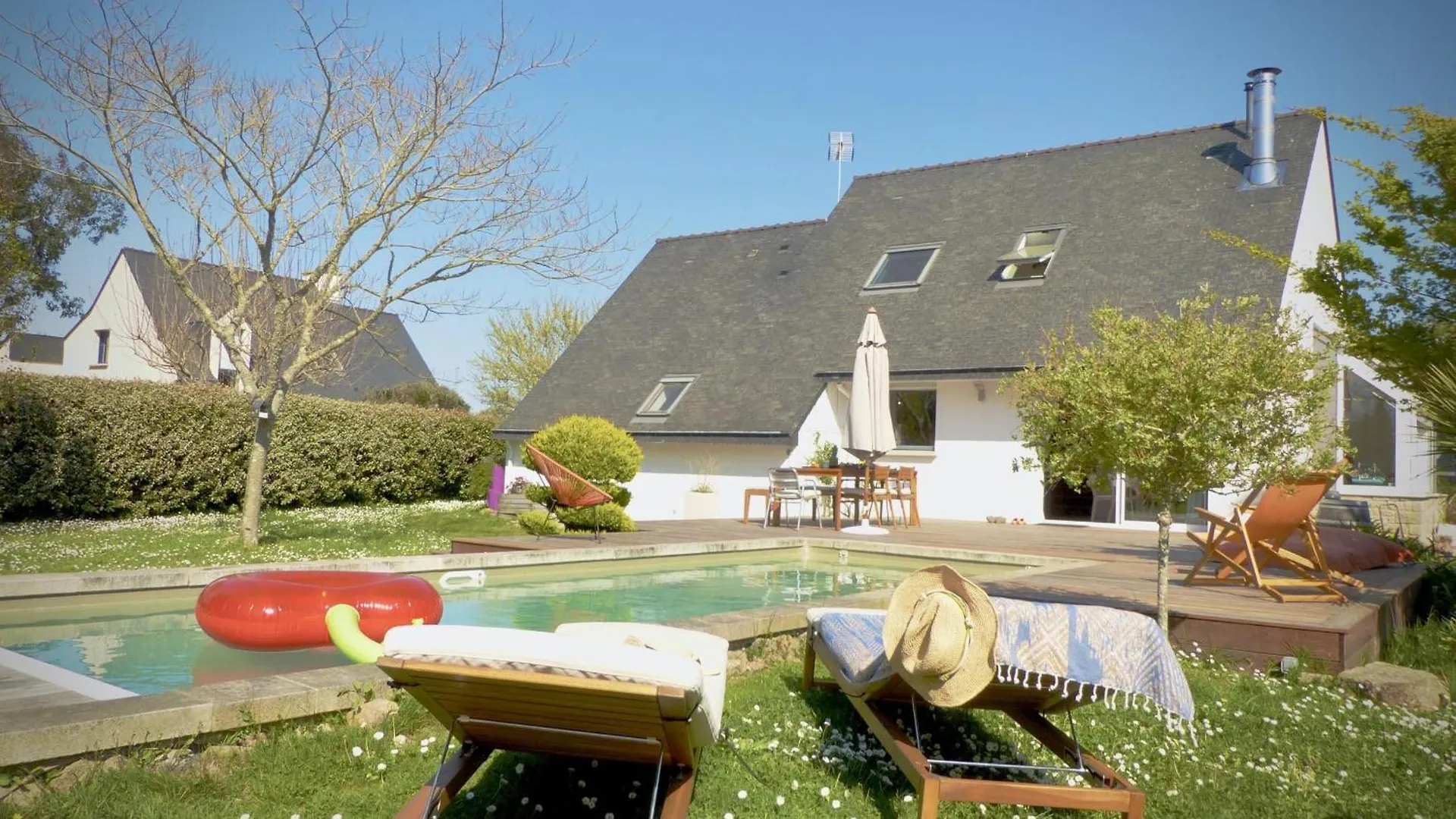Villa Kercolette, Maison Avec Piscine Non Chauffee Proche Des Plages Erdeven Fransa